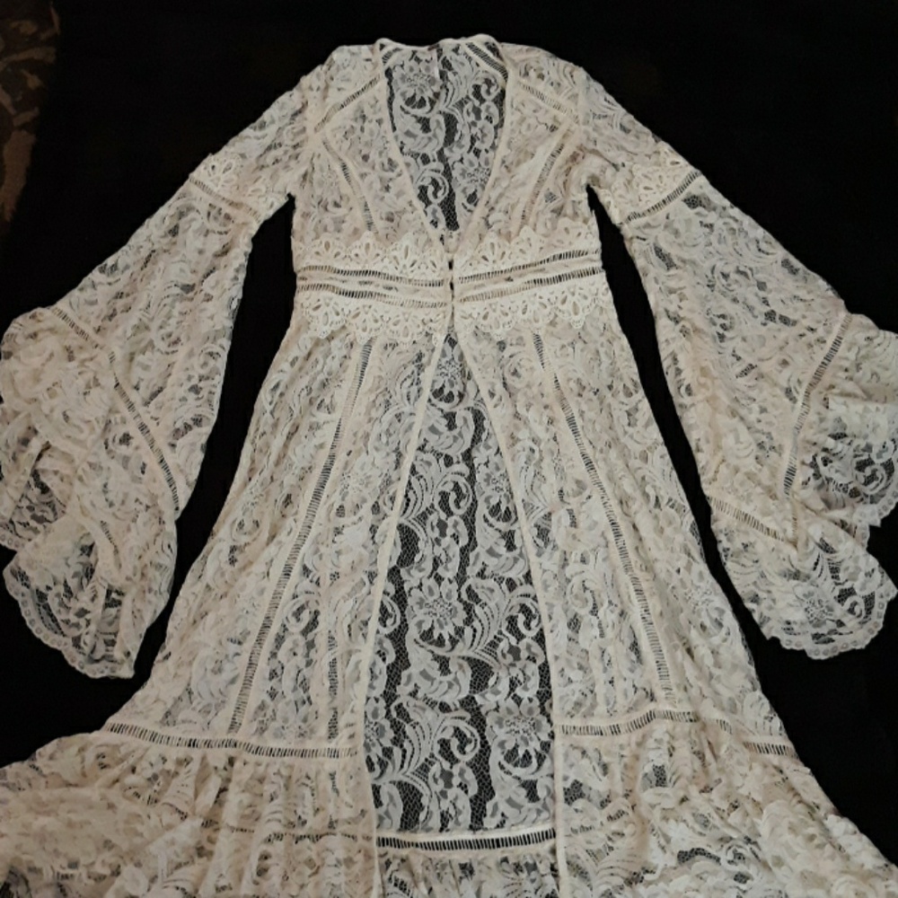 Beautiful Embroidered Intimate Cover up